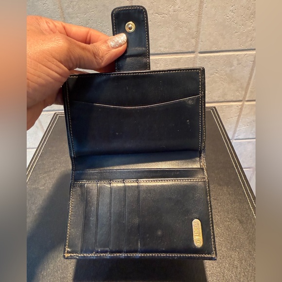 Fendi Pequin Striped Kisslock Wallet - Picture 13 of 14